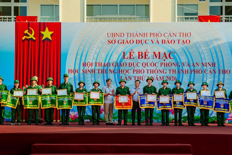 Hội thao giáo dục quốc phòng và an ninh học sinh trung học phổ thông TP Cần Thơ lần thứ I năm 2026