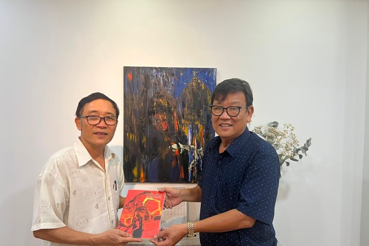 Văn trong Tranh nhà báo Nguyễn Một