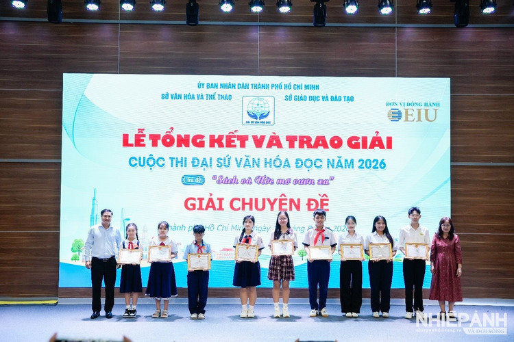 Cuộc thi Đại sứ Văn hóa đọc Thành phố Hồ Chí Minh năm 2026 - Sân chơi tri thức lan tỏa tình yêu sách.