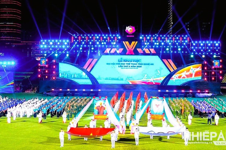 Đại hội Thể dục Thể thao tỉnh Nghệ An lần thứ X năm 2026 -                                    
Với chủ đề “Thể thao Nghệ An - Khát vọng vươn cao”.